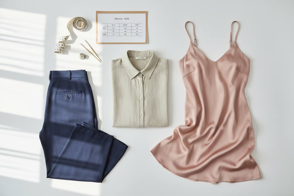 Comment choisir sa taille de vêtements en ligne : guide complet pour homme et femme