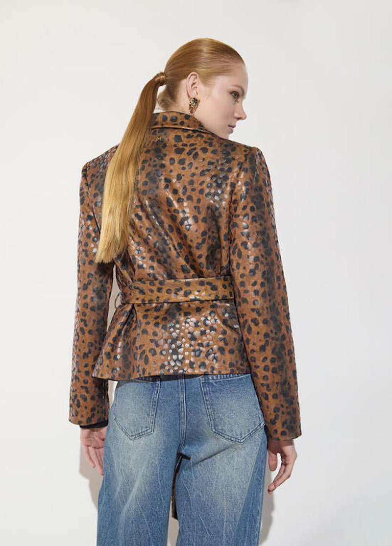 Perfecto animalier Maité by lola Casademunt