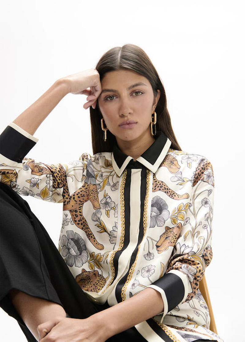 Chemise soupe imprimée animalier Lola Casademunt