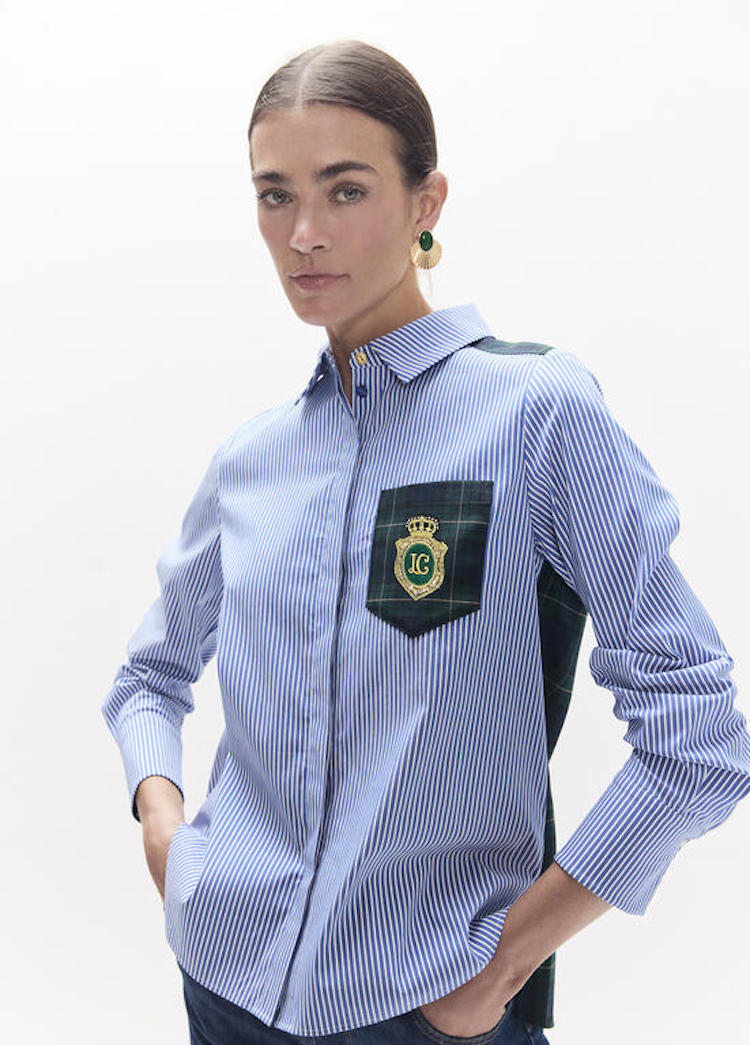 Chemise Lola casademunt tartan écossais