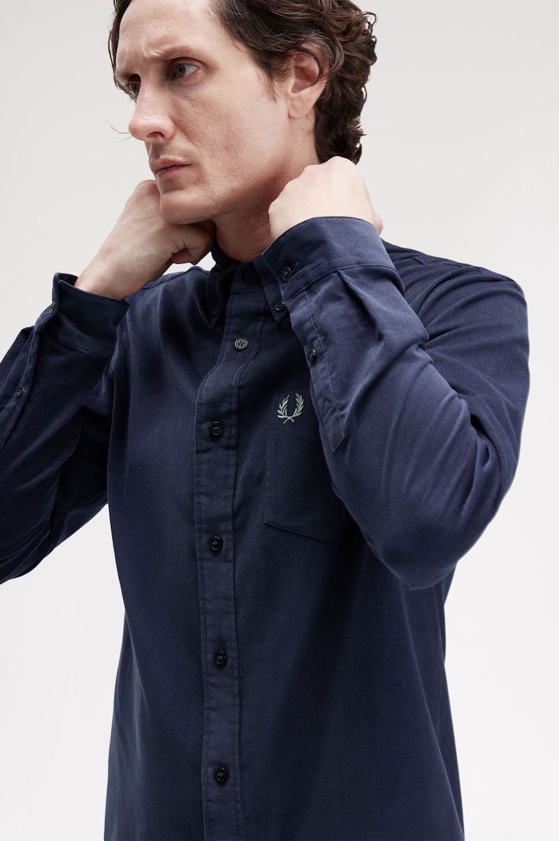 Chemise en velours côtelé Fred Perry