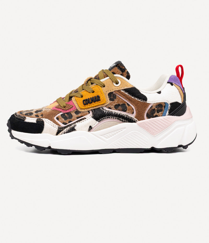 Basket Femme COLMAR GARNER MIX Multicolor animalier