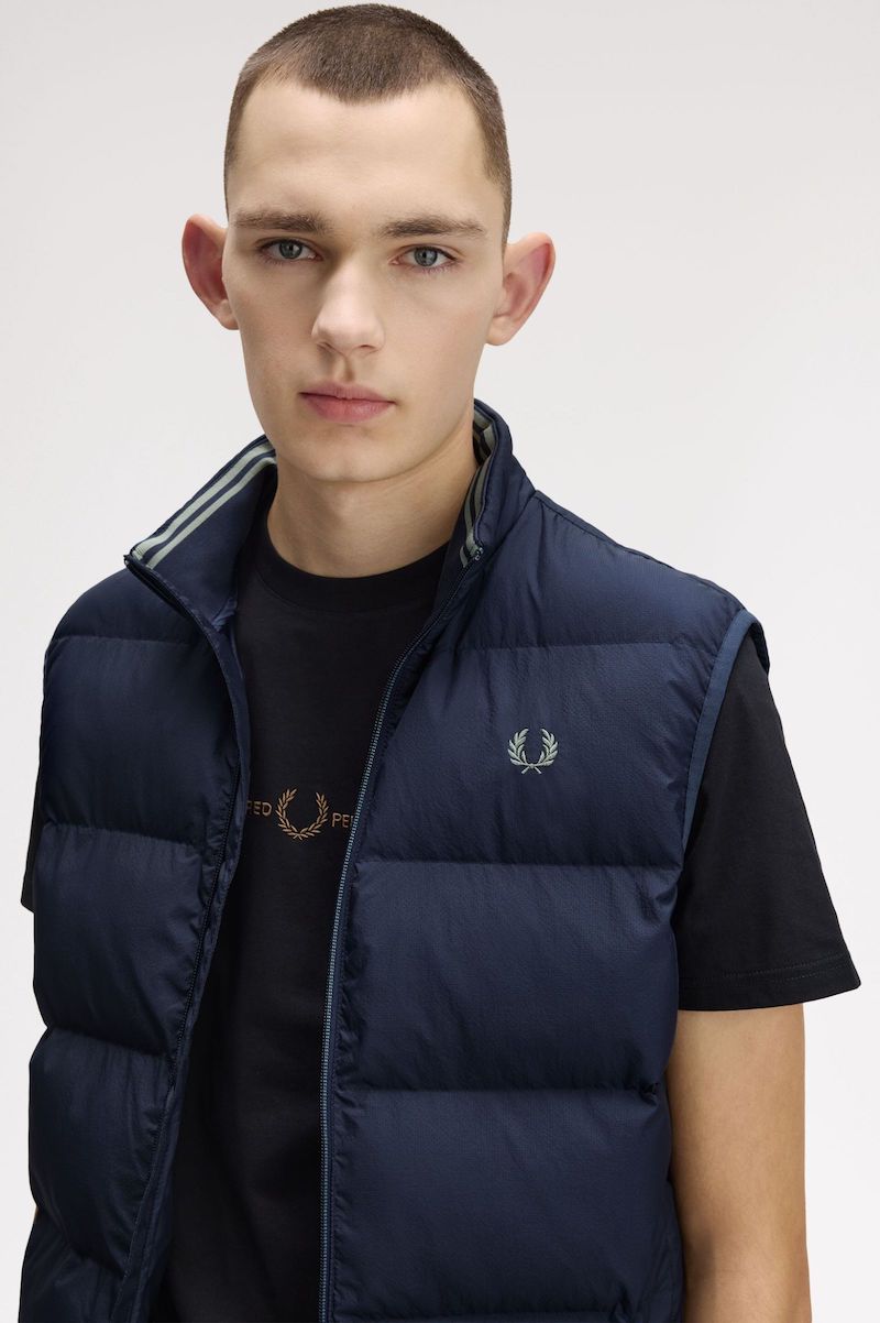 Doudoune homme sans manches Fred Perry