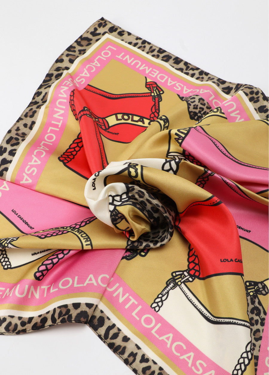 Petit foulard satiné LOla Casademunt LS2607026