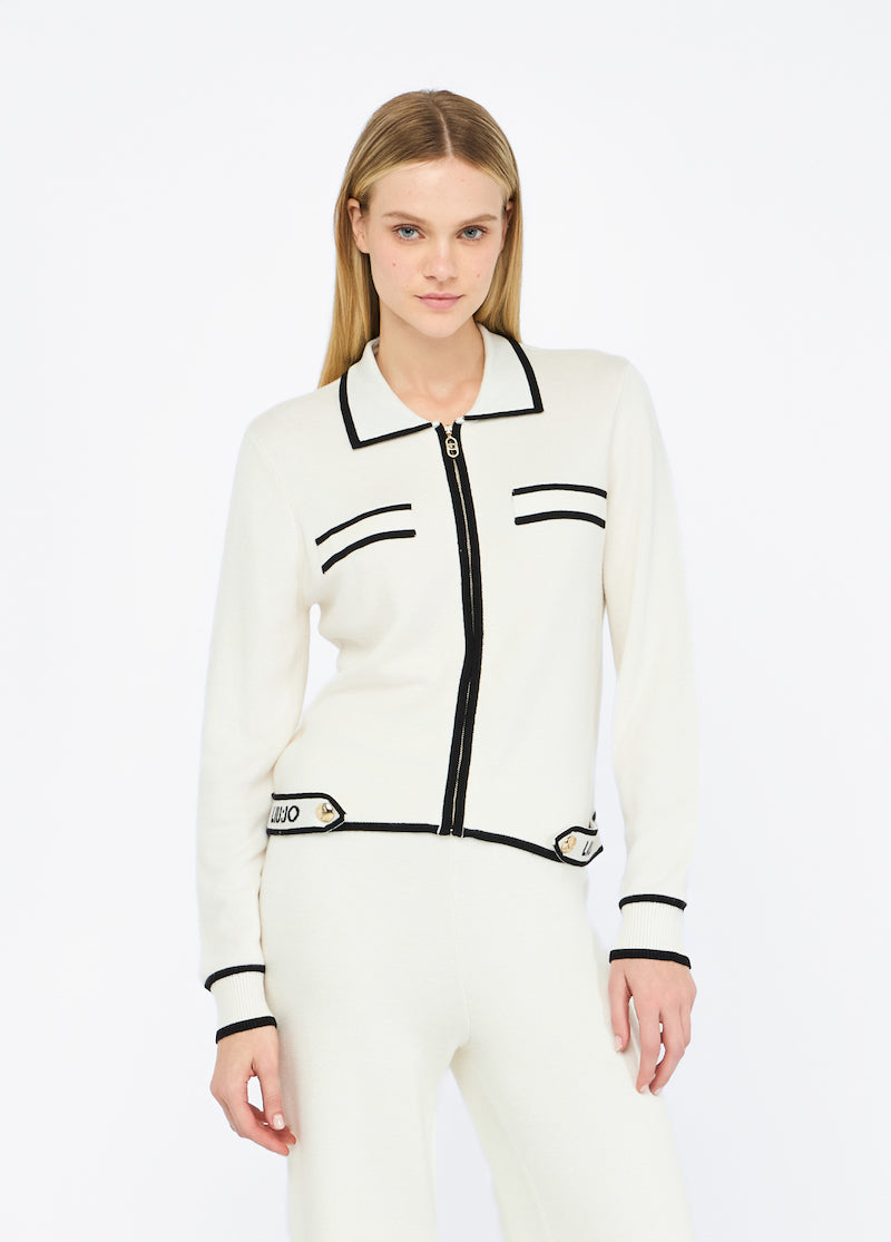 Cardigan Liu Jo en maille de soie