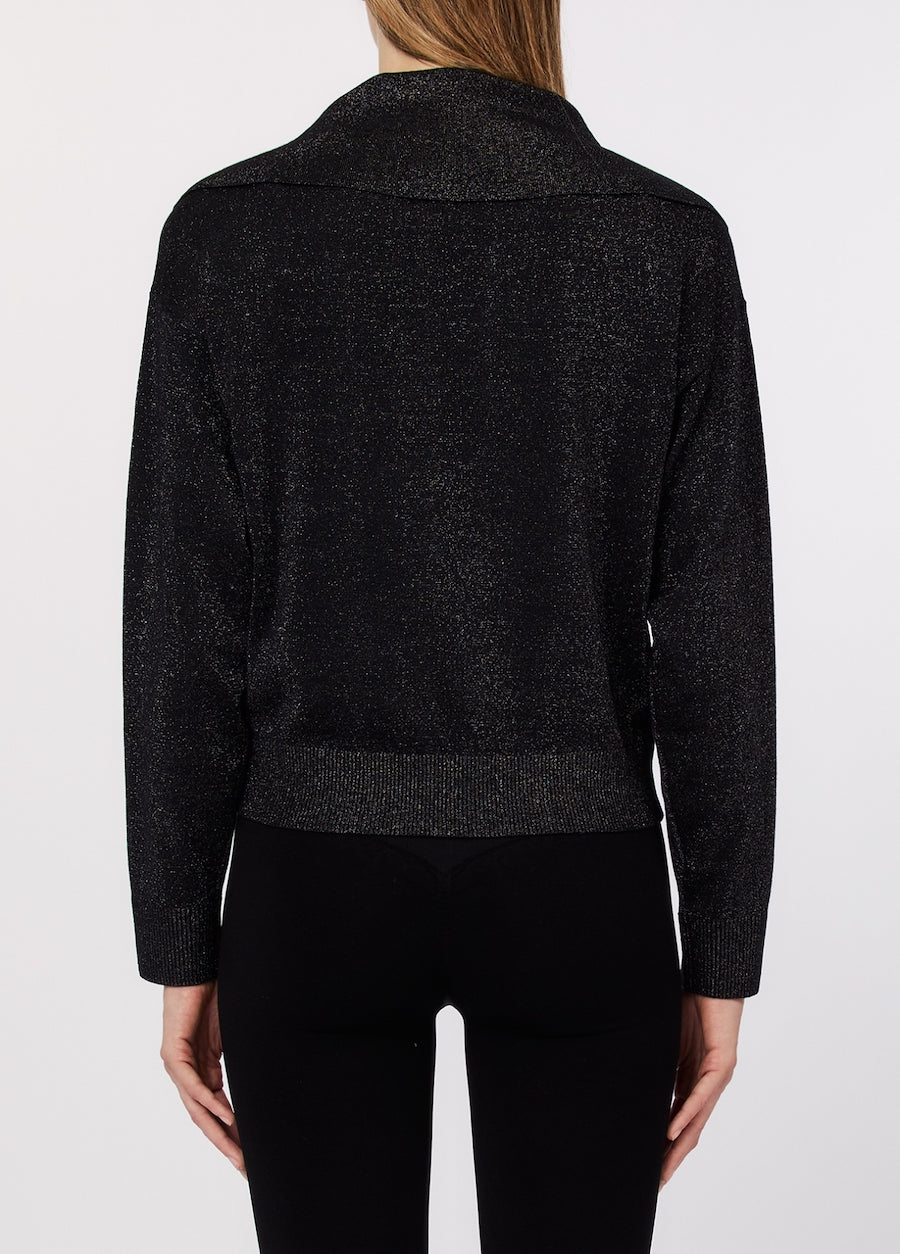 Gilet en maille lureix et son top inclus Liu Jo
