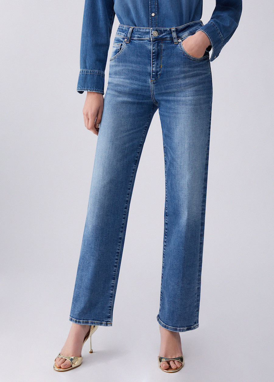 Jeans droit pour femme de chez Liu jo