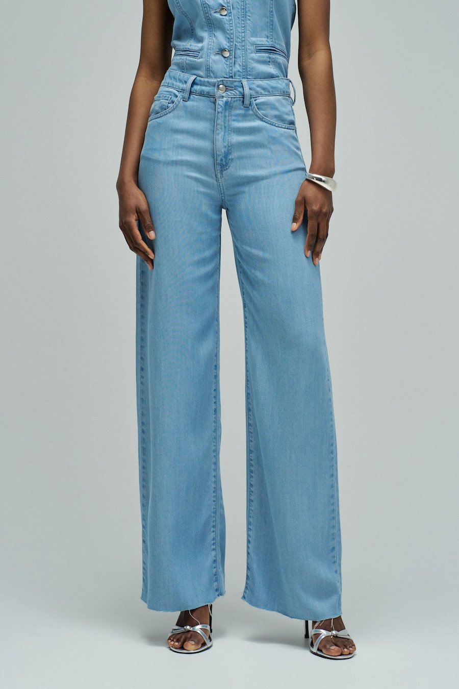 Jeans femme large avec taille haute Salsa Jeans