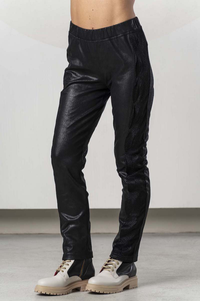 Legging effet cuir Elisa Cavaletti
