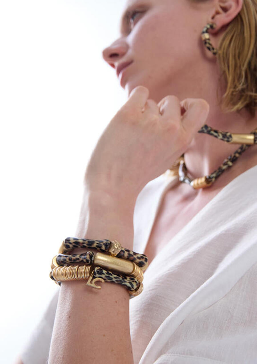 Lot de 3 bracelets adaptables motifs animalier Lola Casademunt