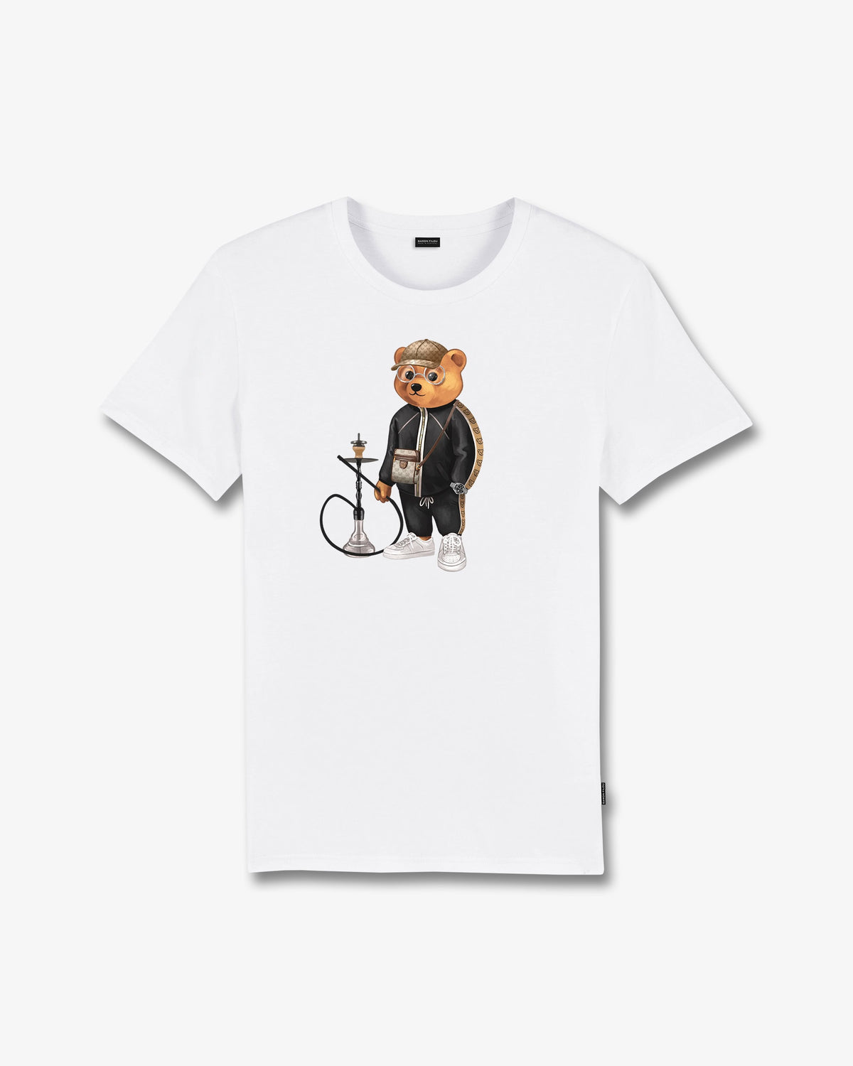 T-Shirt Baron Filou blanc col rond LXXXIV