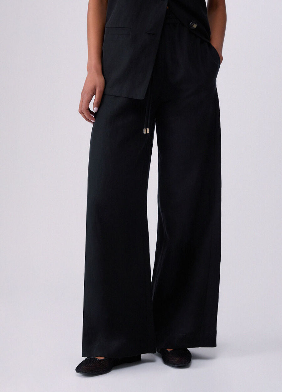 Pantalon femme LIu Jo en lin mélangé