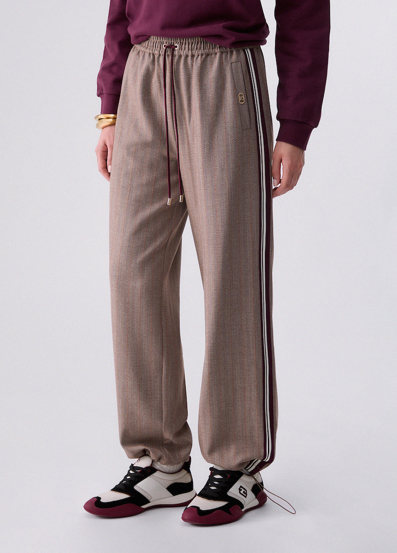 Pantalon régular Liu Jo rayé