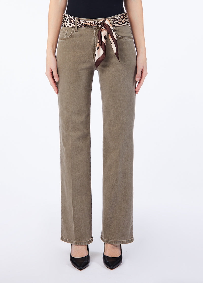 Pantalon femme Liu Jo coupe régular straight