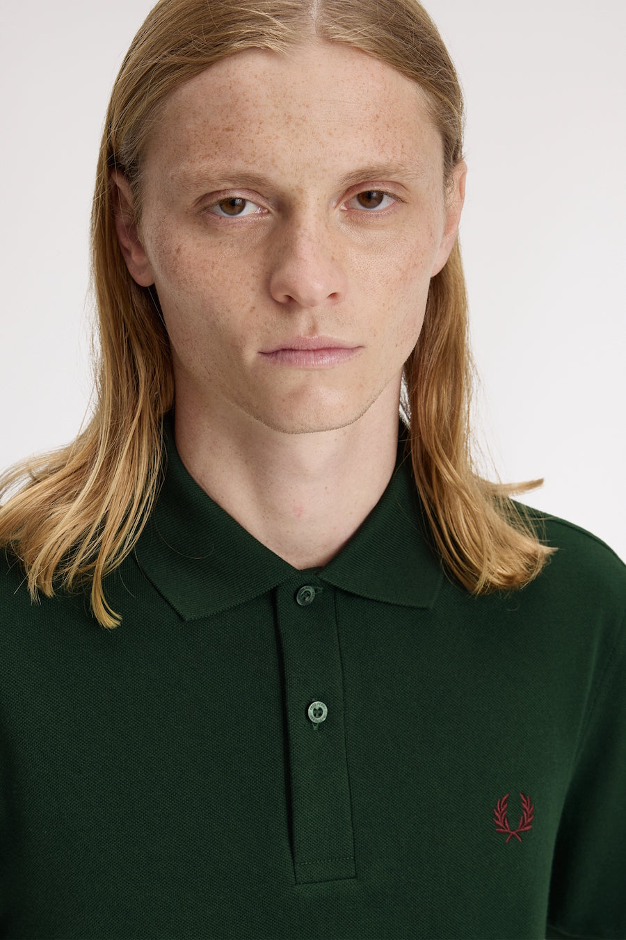 Polo Fred Perry M6000 15B vert foncé