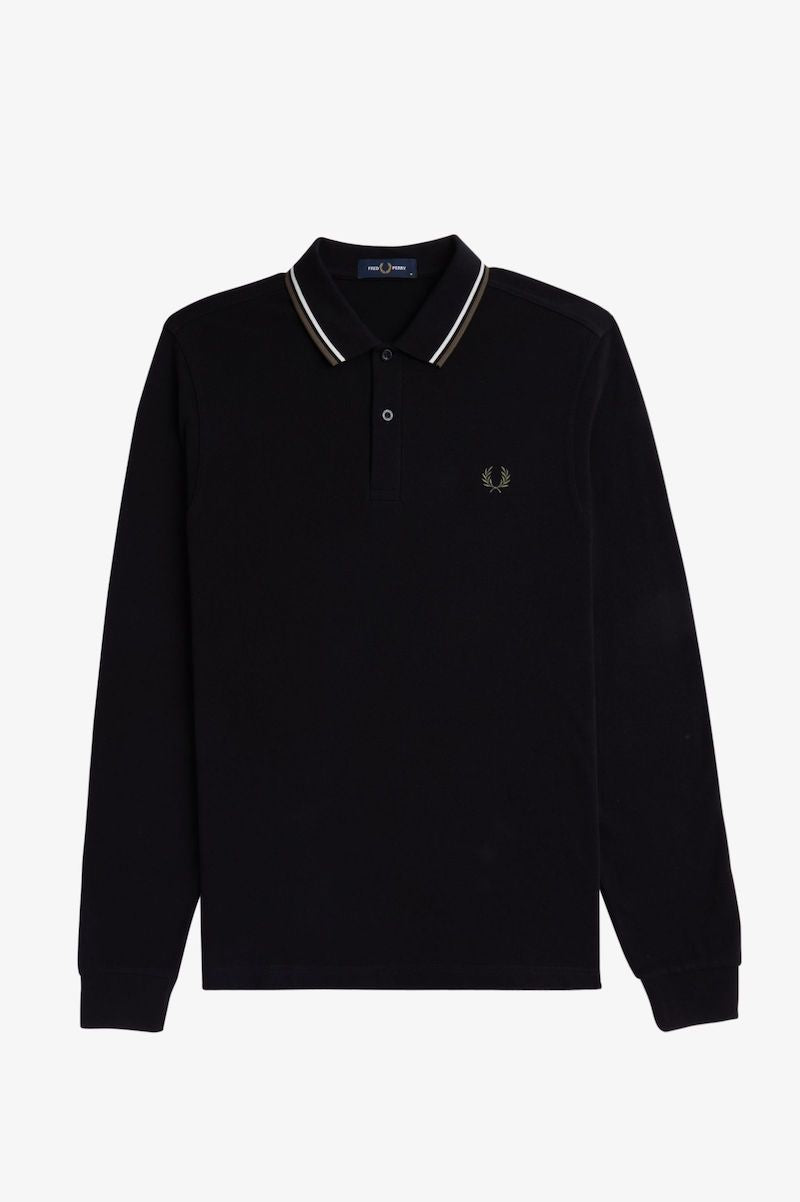Polo piqué manches longues Fred Perry