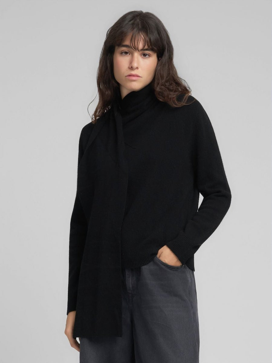 Pull femme col châle de chez Replay