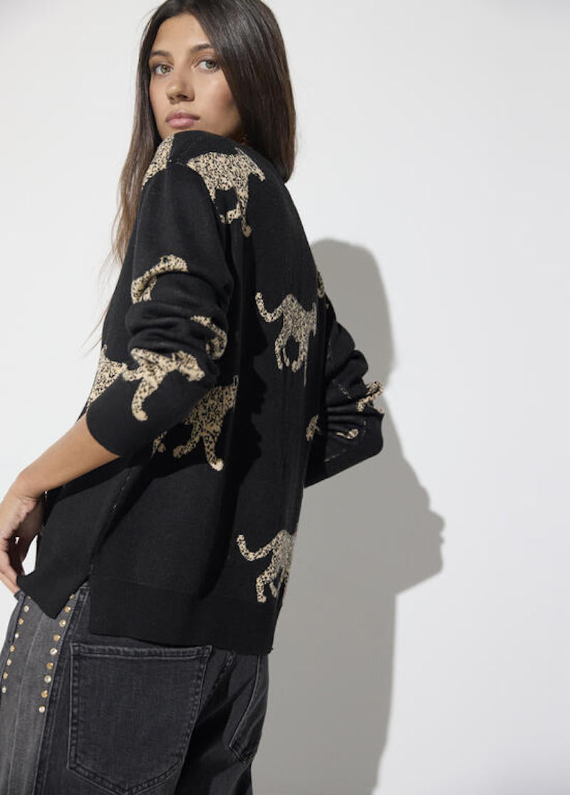 Pull Lola Casademunt avec léopard