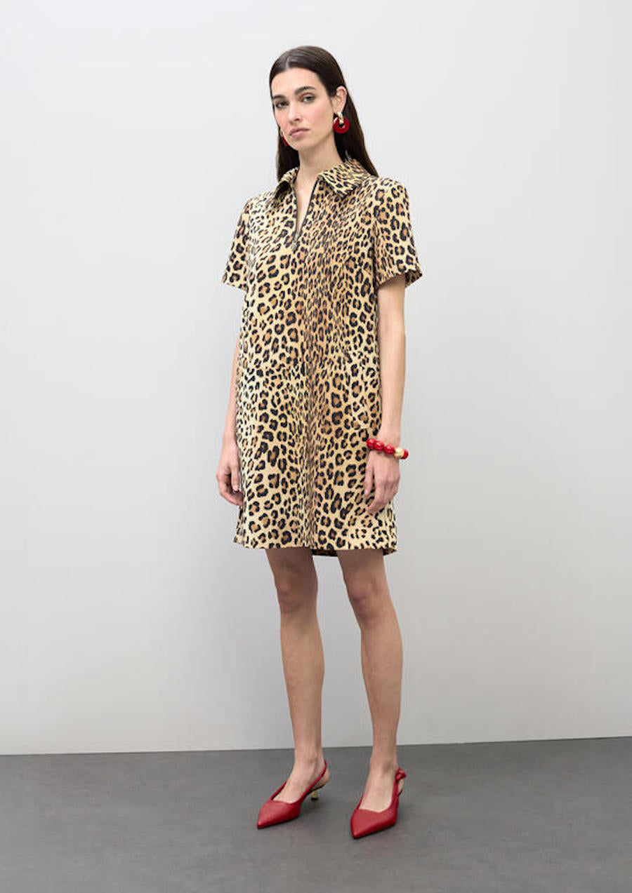 Robe chemise léopard Lola Casademunt