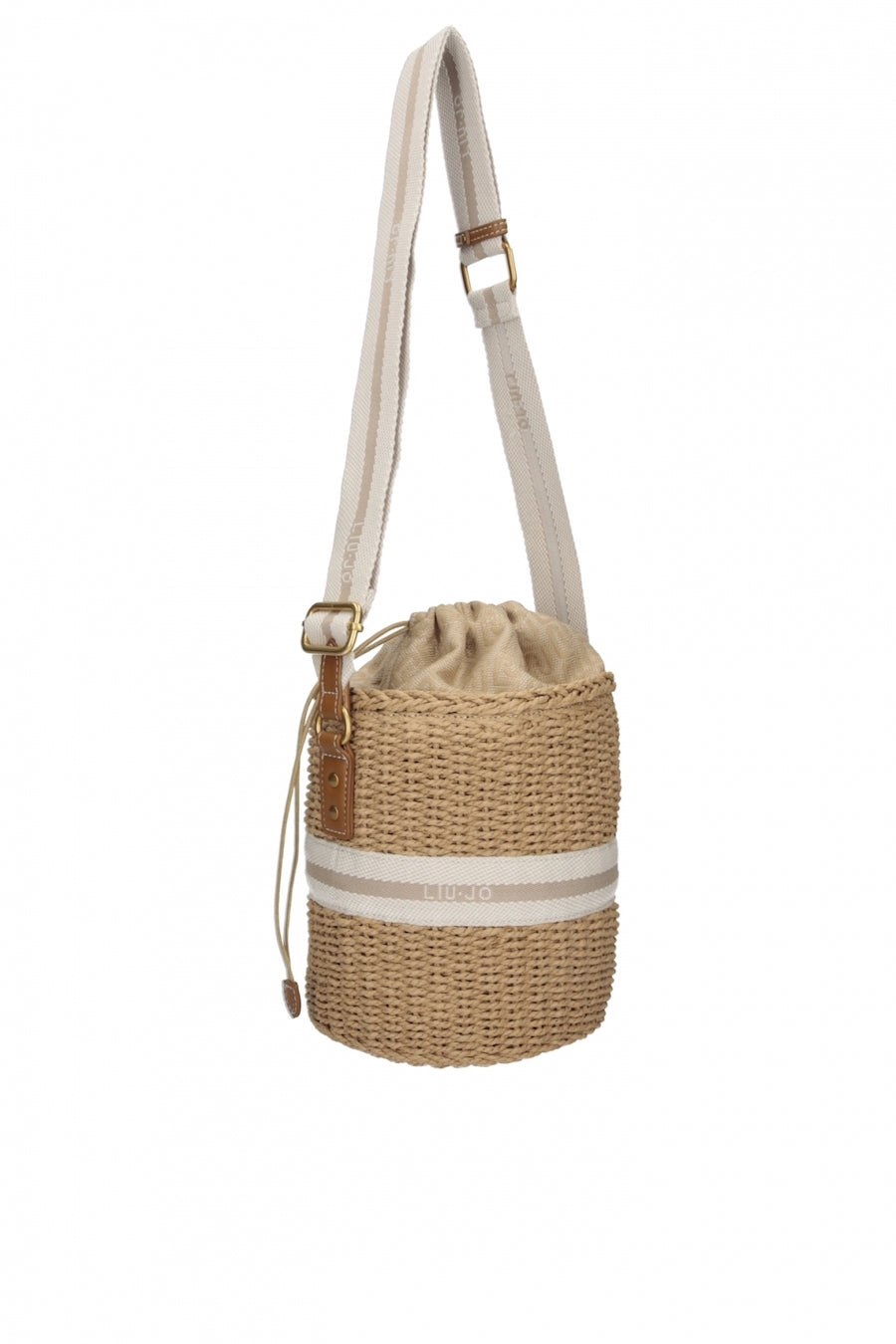 Sac à main seau en paille Liu Jo