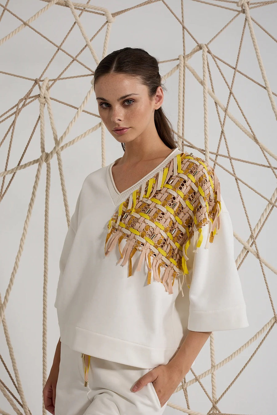 Sweat élégant Tricot Chic U346