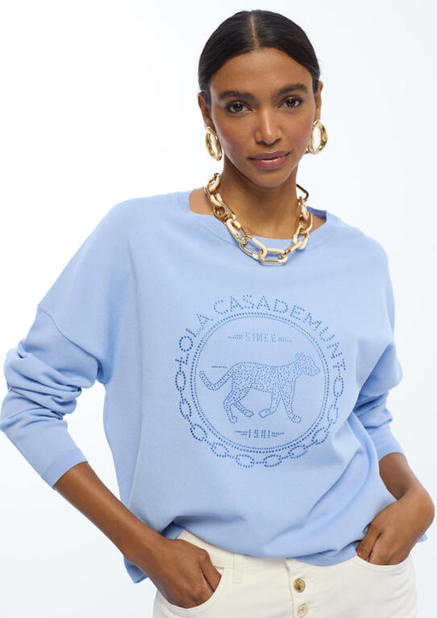 Sweat femme Lola Casademunt avec strass