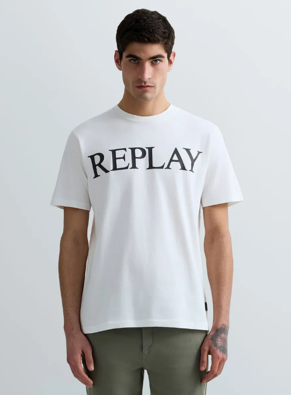 T shirt Homme REPLAY M3099 blanc