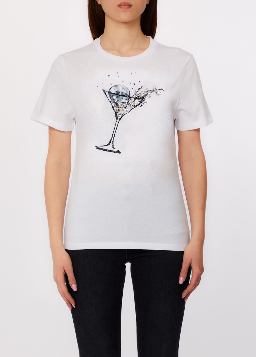 Tshirt femme Liu Jo avec coupe de campagne