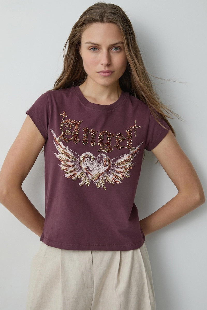 Tshirt BSB Fashion avec imprimé et strass sur l'avant