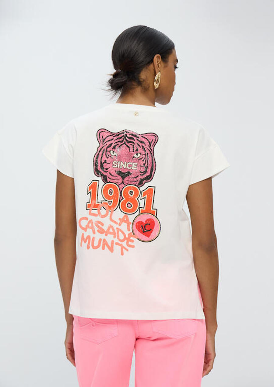 Tshirt femme imprimé dos Lola Casademunt