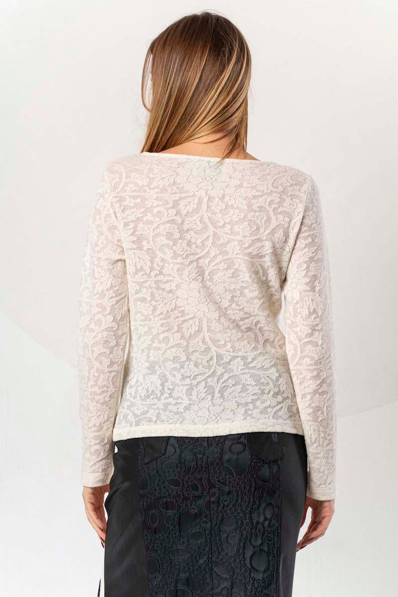 tshirt dentelle Elisa Cavaletti