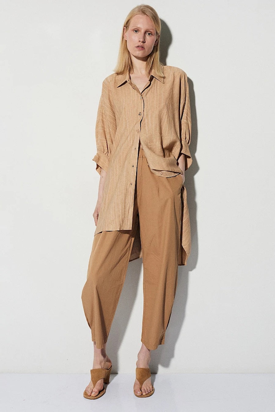 Chemise tunique BSB lage et rayée