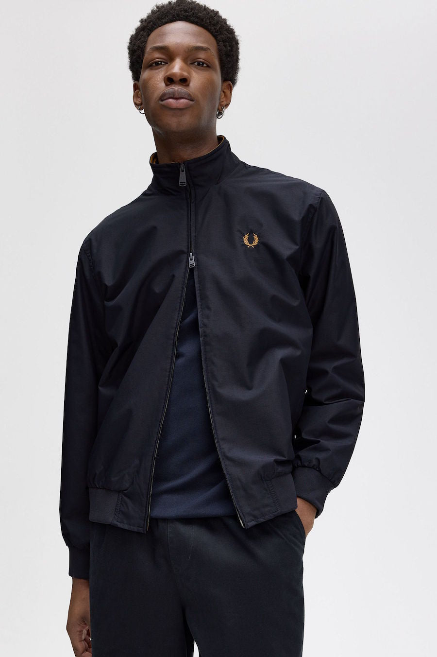 Veste Fred Perry Brentham J2660 248 bleu marine