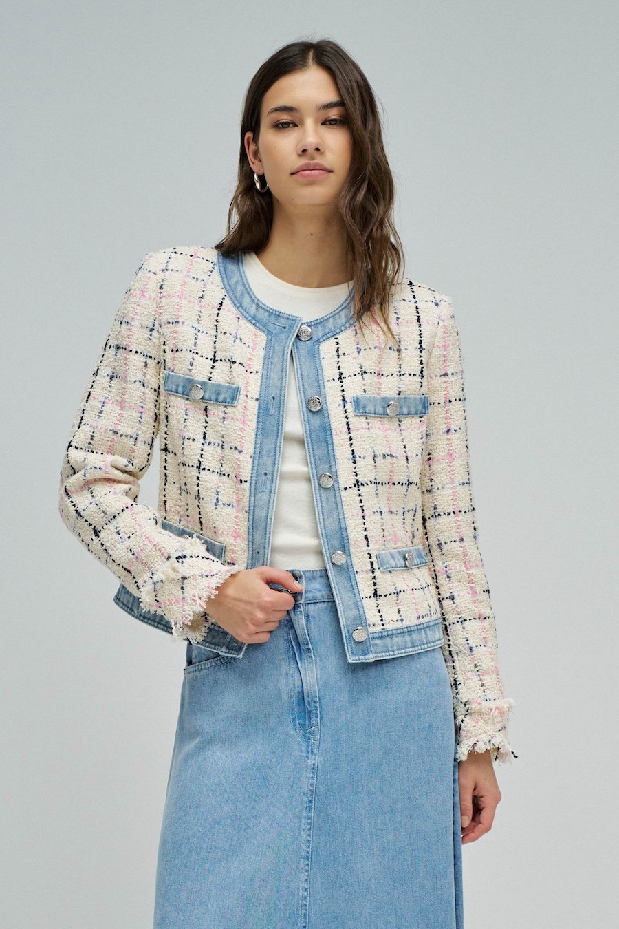 Veste femme en tweed salsa Jeans