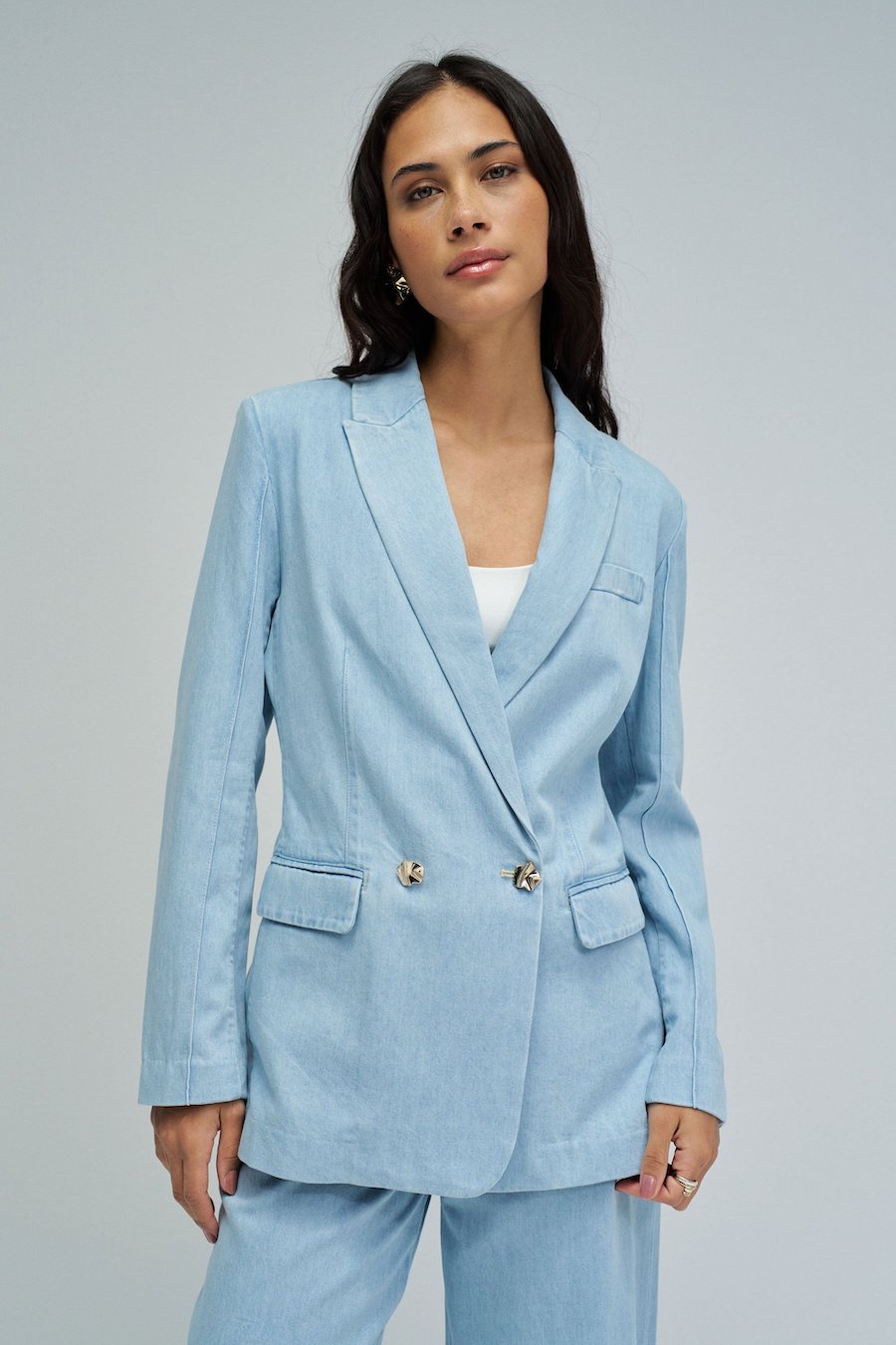 Blazer en denim de chez Salsa Jeans