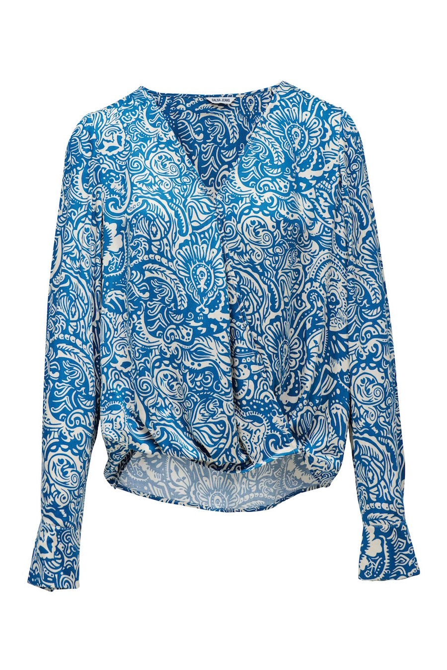 Chemisier Salsa femme 21011114 820 imprimé bleu