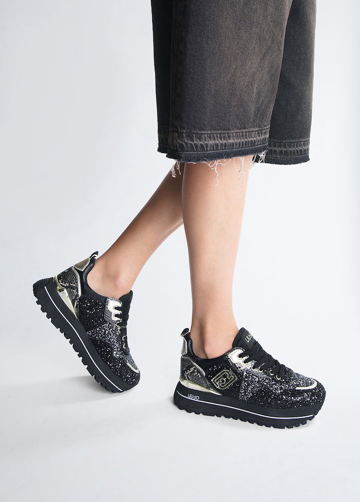 Basket Liu Jo Glitter et animalier