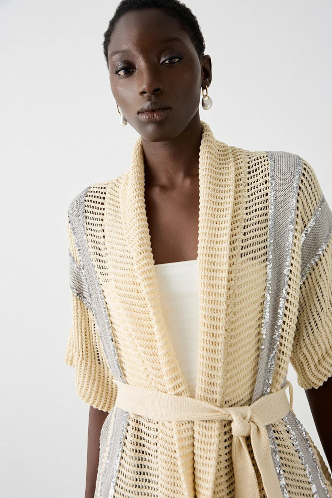 Cardigan ajourée BSB