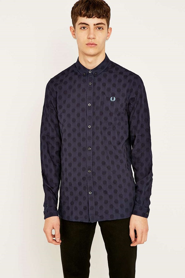 Chemise Fred Perry Jacquard Polka Dot