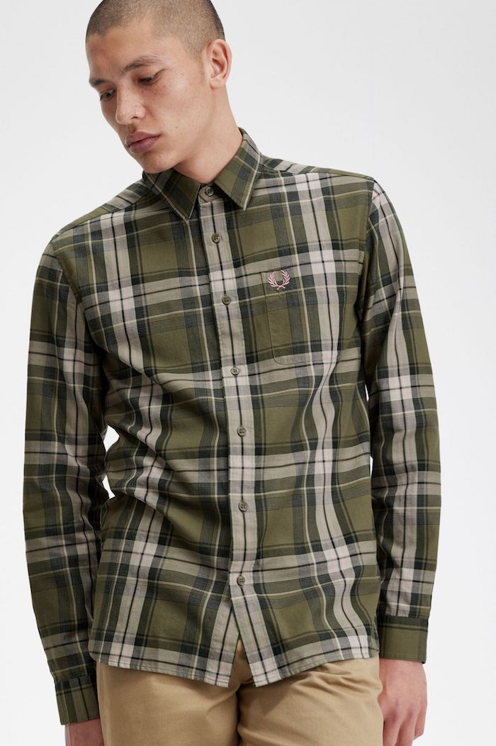 Chemise homme en tartan Fred Perry