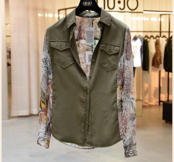 Chemise Liu Jo kaki