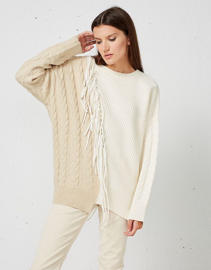 Pull avec franges BSB 046-260016