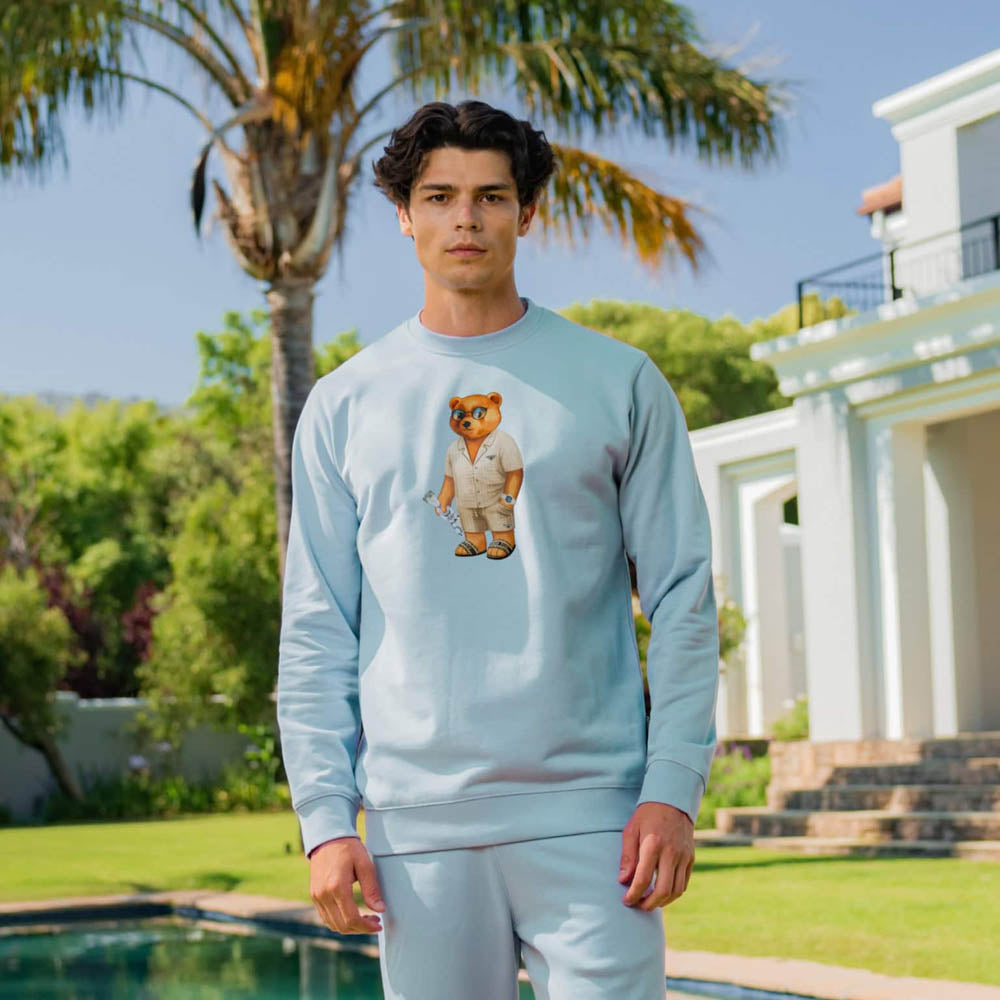 Pull Baron Filou CXIII sky blue