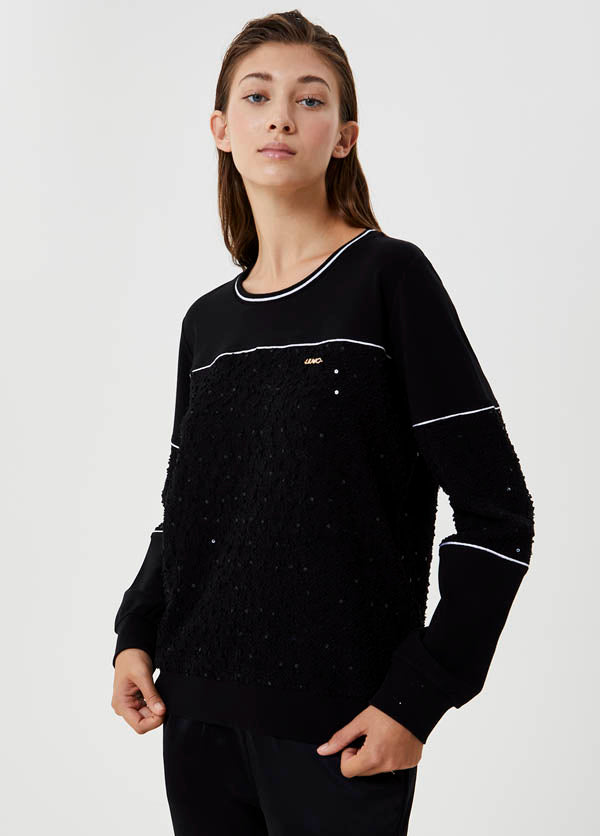 Sweat avec broderies Liu Jo TF0147