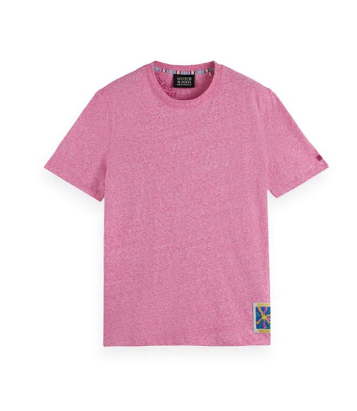T-shirt chiné rose Scotch and Soda 171700