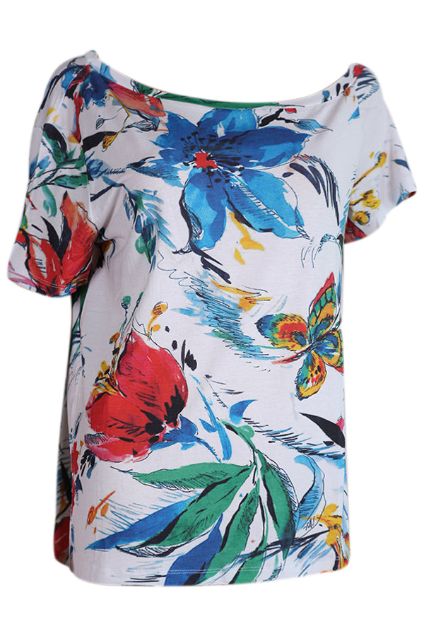 T Shirt Liu Jo F16085J7773  blanc