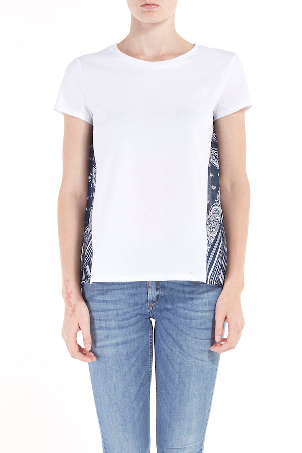 Tshirt effet foulard Liu Jo F17139J9125