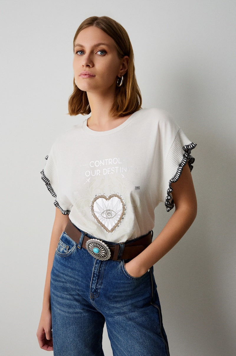 Tshirt manches bouffantes BSB