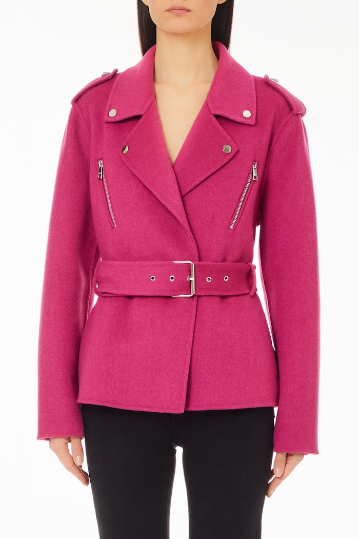 Veste motard Liu JO rose