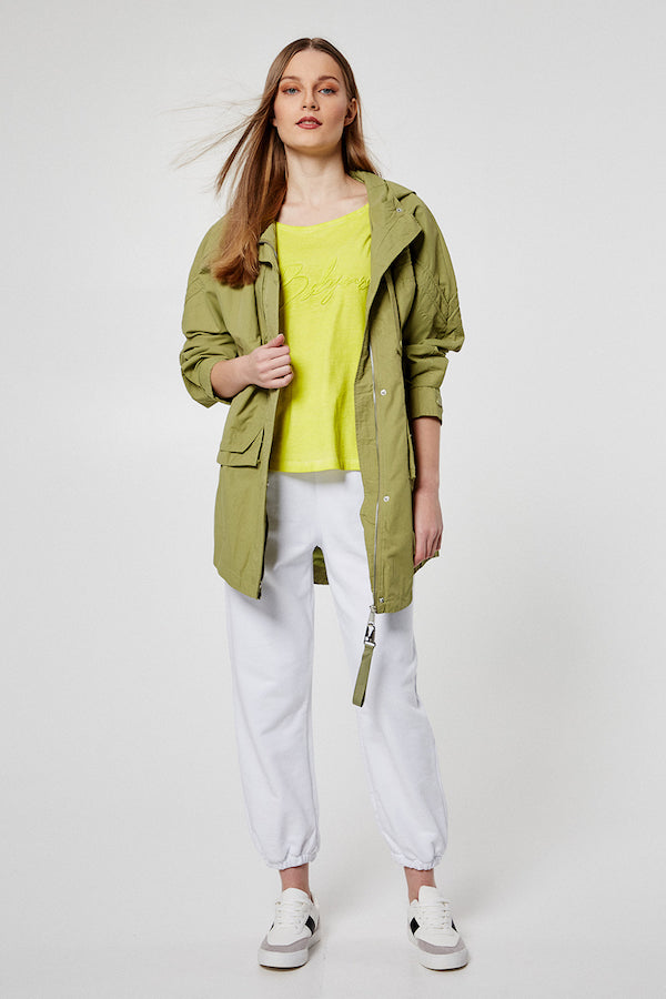 Blouse sans manches à volants BSB 049-210003